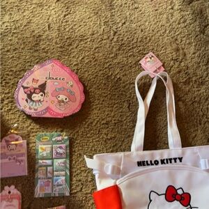 Hello Kitty White and Red Kids Tote Bag